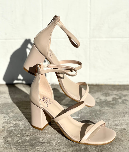 Katie n Me Clifton Beige Heels