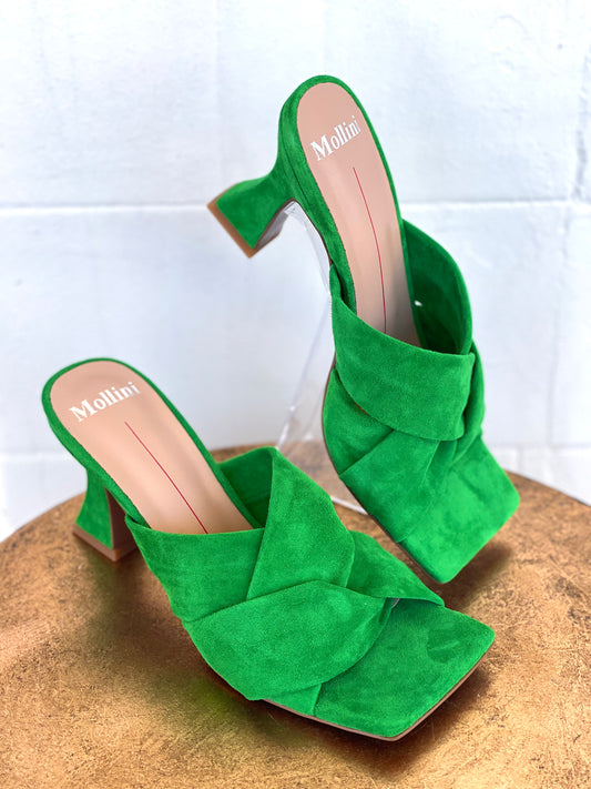 Mollini Marah Emerald Mules